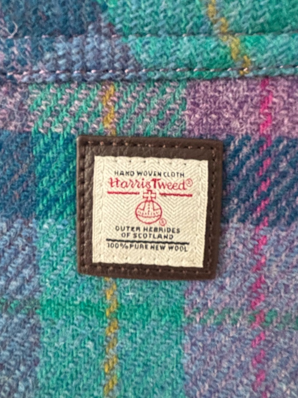 💼 Harris Tweed Bervie Mini Satchel-compact tartan satchel bag - Picture 5 of 8
